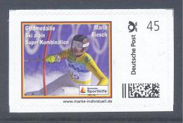 GERMANY 2010 Vancouver Olympic Games Personalized Stamp (self Adhesive) - Alpine Skiing Women´s Combined Maria Riesch - Winter 2010: Vancouver