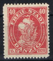 Sello DANTZIG, Frei Stadt 40 Pf, Num 50 * - Mint