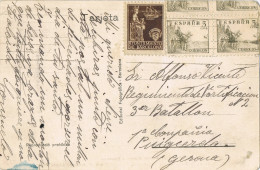 10788. Postal BARCELONA 1940. Recargo Exposicion. Merced - Barcelona