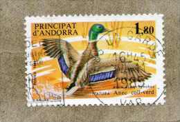 ANDORRE  : Oiseaux :Canard Colvert ( Anas Platyrhynchos) - Palmipède - Protection De La Nature - - Used Stamps