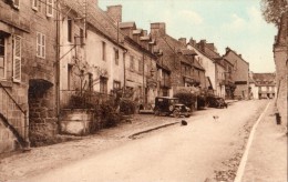 CROCQ  UNE PARTIE DE LA GRAND'RUE  AUTOMOBILES - Crocq