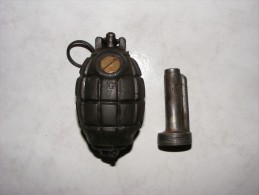 Grenade Mills Anglaise A Fusil Ou A Main  Ww  1 N 36  En Très  Bonne état Entièrement Neutra - 1914-18