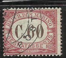 SAN MARINO 1924 SEGNATASSE TAXE DUE TASSE CENT. 60 USATO USED - Postage Due