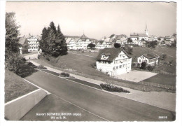 Schweiz - Schwellbrunn ( App. ) - Ortsansicht Mit Strasse - 1960 - Schwellbrunn