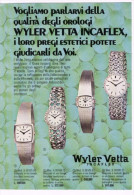 1970 - Orologio Wyler VETTA Incaflex - Inserto Pubblicità Di 2 Pagine Cm. 13 X 18 - Orologi Da Polso