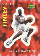 Sticker - UPPER DECK, 1997. - Basket / Basketball, No 12 - Michael Finley, Dallas Mavericks - Sonstige & Ohne Zuordnung