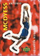 Sticker - UPPER DECK, 1997. - Basket / Basketball, No 15 - Antonio Mcdyess, Denver Nuggets - Autres & Non Classés