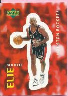 Sticker - UPPER DECK, 1997. - Basket / Basketball, No 39 - Mario Elie, Houston Rockets - Sonstige & Ohne Zuordnung