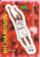 Sticker - UPPER DECK, 1997. - Basket / Basketball, No 54 - Pooh Richardson, Los Angeles Clippers - Other & Unclassified