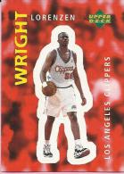 Sticker - UPPER DECK, 1997. - Basket / Basketball, No 58 - Lorenzen Wright, Los Angeles Clippers - Autres & Non Classés