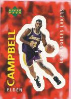 Sticker - UPPER DECK, 1997. - Basket / Basketball, No 61 - Elden Campbell, Los Angeles Lakers - Altri & Non Classificati