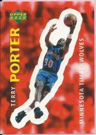 Sticker - UPPER DECK, 1997. - Basket / Basketball, No 76 - Terry Porter, Minnesota Timberwolves - Sonstige & Ohne Zuordnung