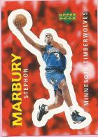 Sticker - UPPER DECK, 1997. - Basket / Basketball, No 78 - Stephon Marbury, Minnesota Timberwolves - Altri & Non Classificati