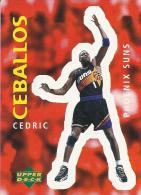 Sticker - UPPER DECK, 1997. - Basket / Basketball, No 81 - Cedric Ceballos, Phoenix Suns - Autres & Non Classés