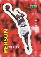 Sticker - UPPER DECK, 1997. - Basket / Basketball, No 85 - Wesley Person, Phoenix Suns - Sonstige & Ohne Zuordnung
