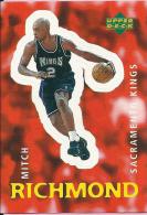 Sticker - UPPER DECK, 1997. - Basket / Basketball, No 104 - Mitch Richmond, Sacrament Kings - Sonstige & Ohne Zuordnung