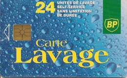 CARTE-PUCE-GEM--LAVAGE-BP -24-UNITES-V° Avec Code Barres En Haut-TB E - Colada De Coche