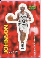 Sticker - UPPER DECK, 1997. - Basket / Basketball, No 120 - Avery Johnson, San Antonio Spurs - Autres & Non Classés