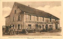 BENFELD HOTEL RESTAURANT VILLE DE PARIS PROPRIETAIRE LEBHERTZ - Benfeld