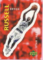 Sticker - UPPER DECK, 1997. - Basket / Basketball, No 146 - Bryon Russell, Utah Jazz - Andere & Zonder Classificatie