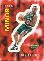 Sticker - UPPER DECK, 1997. - Basket / Basketball, No 183 - Greg Minor, Boston Celtics - Autres & Non Classés