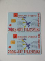 RARE : COULEUR 'LA TACHE) SUR LE 200 DE TELEKOMI SHQIPTAR - Autres - Europe