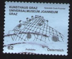 AUTRICHE 2012 Oblitéré Used Stamp Architecture Kunsthaus Graz Universalmuseum Joanneum WNS AT009.12 - Usados