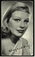 Altes Original-Autogramm Hildegard Knef Signiert -  Auf Einer Bildkarte  -  1950er Jahre - Autógrafos