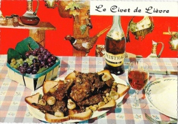 3 Cartes Recettes - Recette Du Coq Au Vin, Poule Au Pot Farcie Henry IV, Civet De Lièvre - Recettes (cuisine)