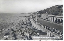 DORSET - BOSCOMBE - WEST BEACH AND PROMENADE RP Do598 - Bournemouth (tot 1972)