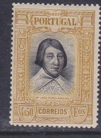 PORTUGAL N° 452 4C 50 BISTRE JOAO PINTO RIBEIRO NEUF AVEC CHARNIERE - Unused Stamps