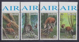 Zaire 1985 WWF/Okapi 4v  ** Mnh (17900) - Ongebruikt