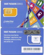 @+ Carte à Puce Demonstration SIM / GSM Oberthur : Smart Packaging Services - Exhibition Cards