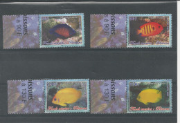 Polynésie - YT  N°  744 à 747 ** BDF  Luxe  SUP- Faune Marine - Poisson - Centropyge - Unused Stamps