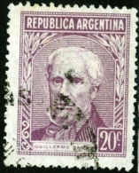 ARGENTINA, 1956, COMMEMORATIVO, GUILLERMO BROWN, FRANCOBOLLO USATO, Michel 648I   Scott 659 - Usati