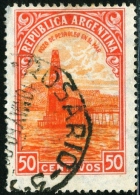 ARGENTINA, 1936, POZZO DI PETROLIO, FRANCOBOLLO USATO, Scott 444 - Usados