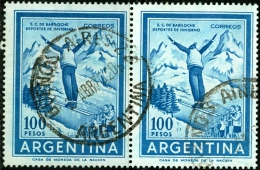 ARGENTINA, 1961, COMMEMORATIVO, SPORT, FRANCOBOLLO USATO, Michel 770, Scott 704 - Gebraucht
