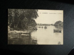 Carte Postale Ancienne Andrésy 78 Bords De Seine La Pêche - Andresy
