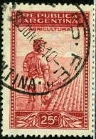 ARGENTINA, 1936, COMMEMORATIVO, AGRICOLTURA, FRANCOBOLLO USATO, Scott 441 - Usados