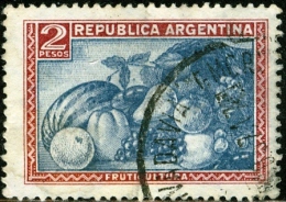 ARGENTINA, 1936, COMMEMORATIVO, AGRICOLTURA, FRANCOBOLLO USATO, Scott 447 - Usados