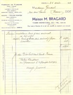 TEXTILE BRAGARD à VERVIERS Fabrique De Flocons Et De Laines à Matelas 1948 - Textilos & Vestidos