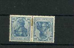 - ALLEMAGNE EMPIRE 1920/23 . TIMBRES DE CARNET TETE BECHE . NEUFS AVEC CHARNIERE . - Cuadernillos