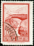 ARGENTINA, 1971, PANORAMI, PONTI, FRANCOBOLLO USATO, Scott 928 - Gebruikt