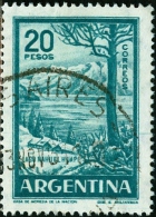 ARGENTINA, 1959, PANORAMI, LAGHI, FRANCOBOLLO USATO, Michel 705 - Gebruikt