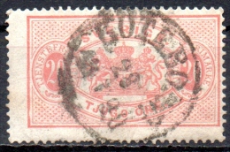 SWEDEN 1874 Official -  20ore - Red   FU - Oficiales