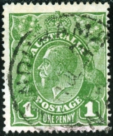 AUSTRALIA, 1922, RE GIORGIO V, FRANCOBOLLO USATO, Scott 23 - Oblitérés