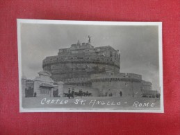 Italy > Lazio> Roma (Rome) > Castel Sant'Angelo   RPPC   Ref 1585 - Castel Sant'Angelo