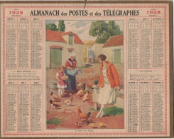 Calendrier 1928 - Tamaño Grande : 1921-40