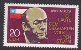 German Democratic Republic 1974 Pablo Neruda MNH - Andere & Zonder Classificatie