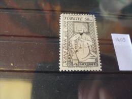 TURQUIE TIMBRE COLLECTION YVERT N° 1409 - Oblitérés